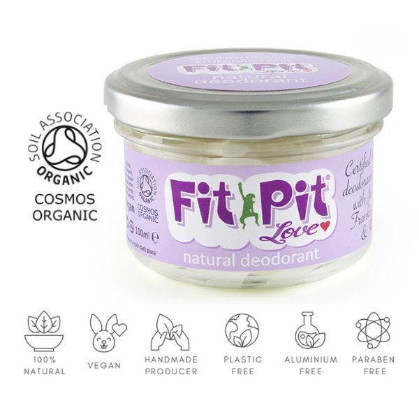 Fit Pit Jasmine & Rose deodorant 100ml - British product
