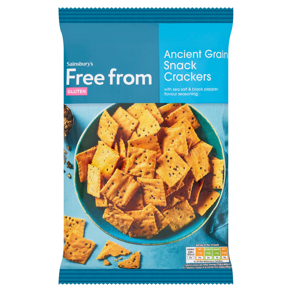 Sainsbury's Free From Ancient Grain Snack Crackers 100g