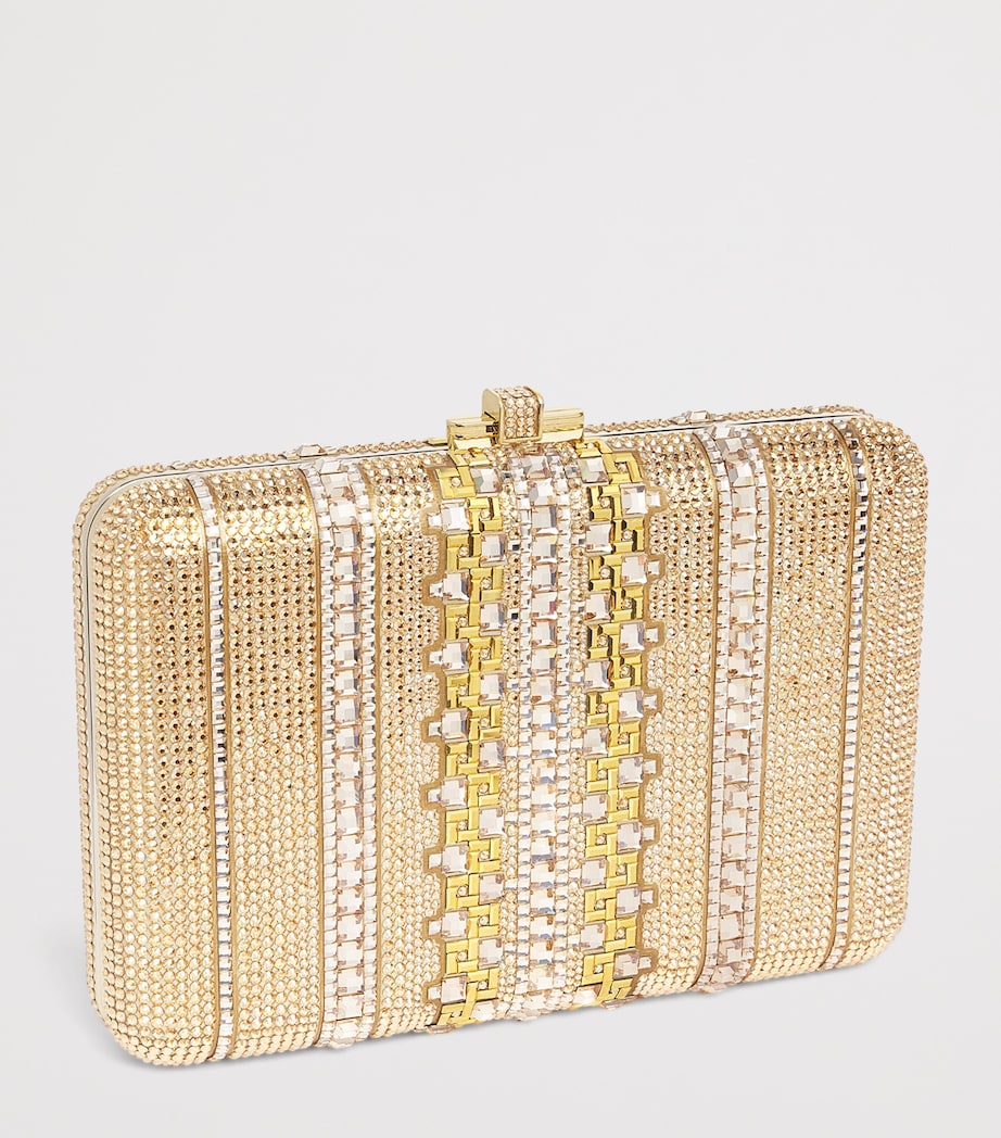 Judith Leiber crystal lattice clutch, UK version