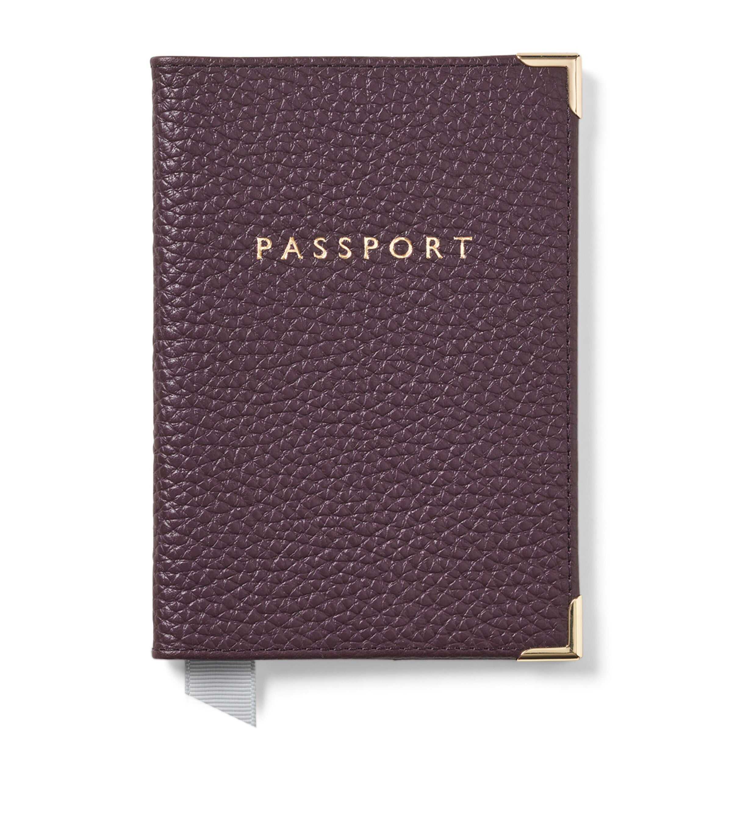 Aspinal of London leather passport cover - British product