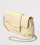Jimmy Choo Bar Mini Chain Wallet in smooth biker leather, UK version