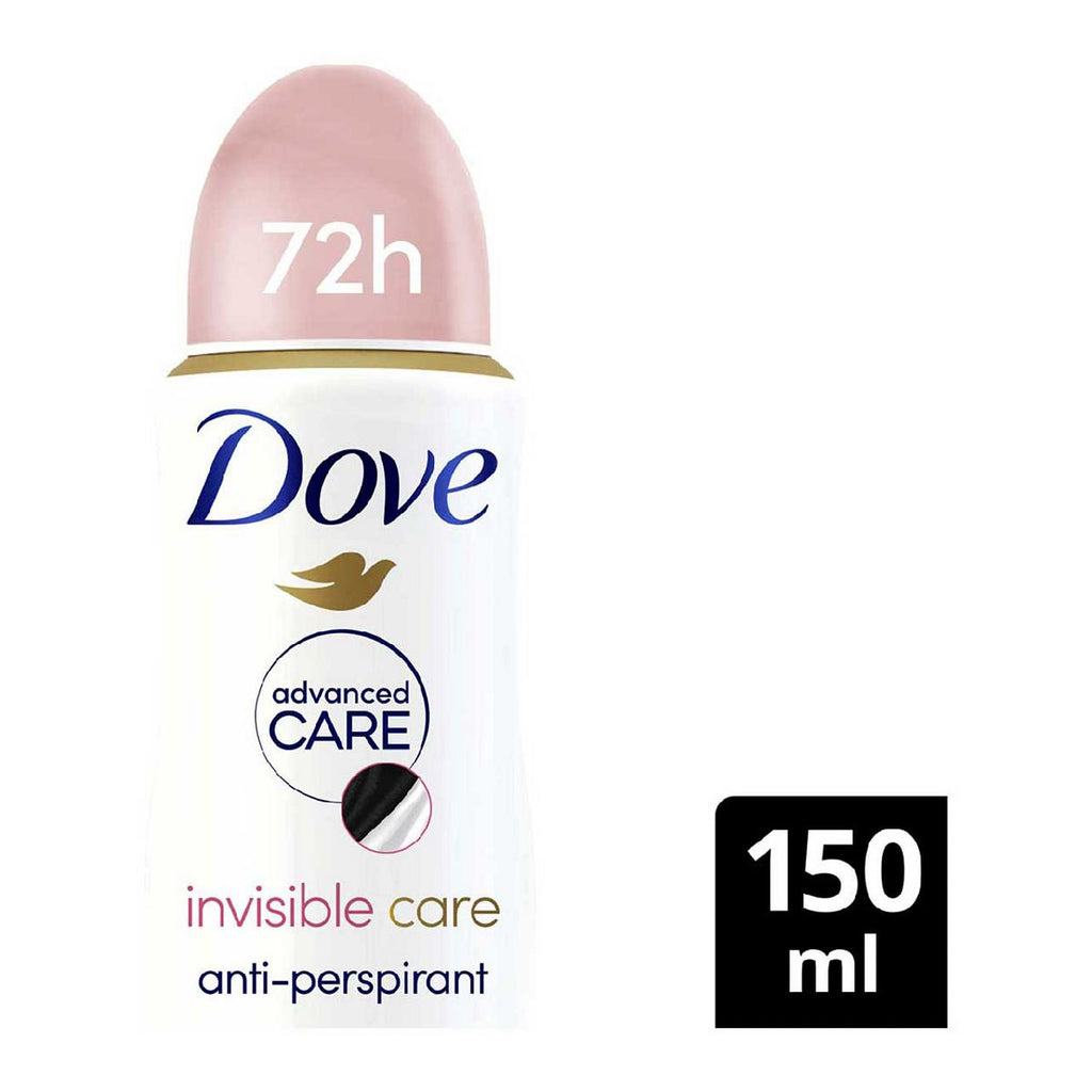 Dove Advanced Care Invisible 72hour protection Anti-perspirant Deodorant Spray Aerosol with Triple Moisturising technology 150ml