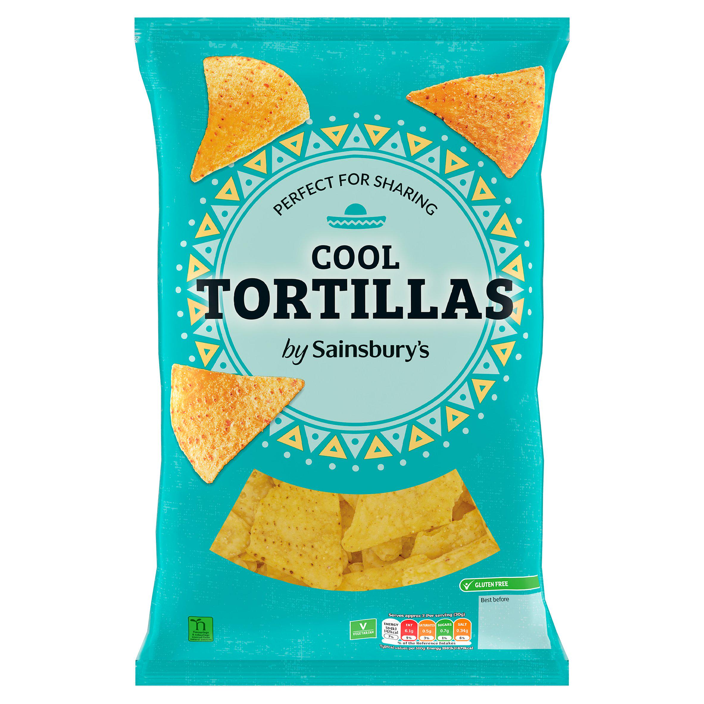 Sainsbury's Tortilla Chips Cool 200g GOODS Sainsburys   