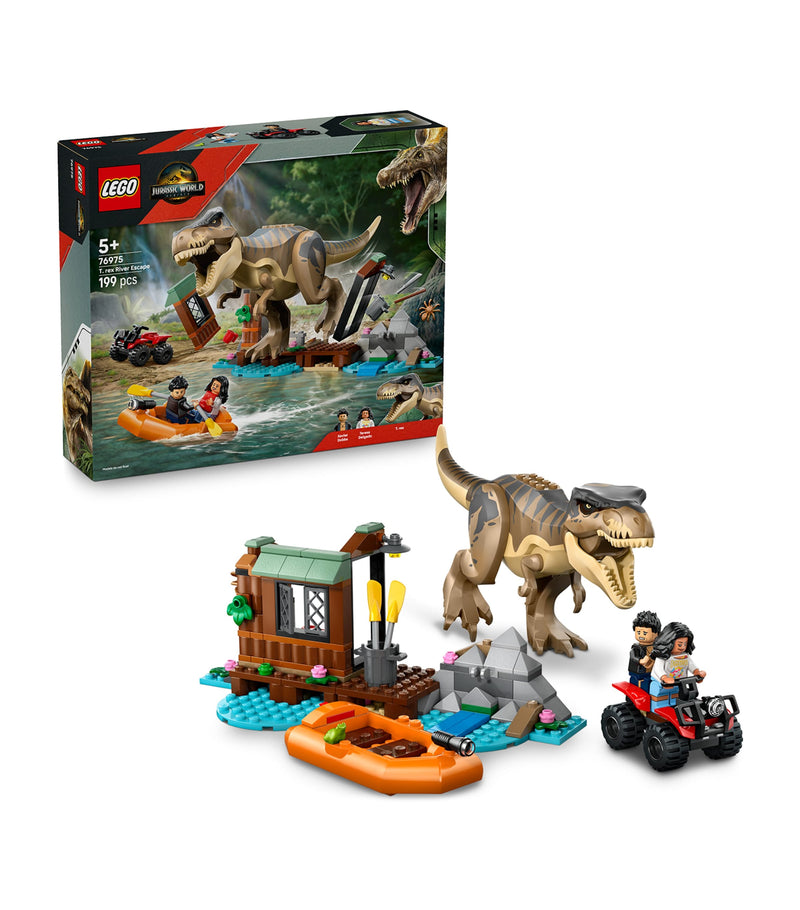 Lego Jurassic World T. rex River Escape building set, UK version