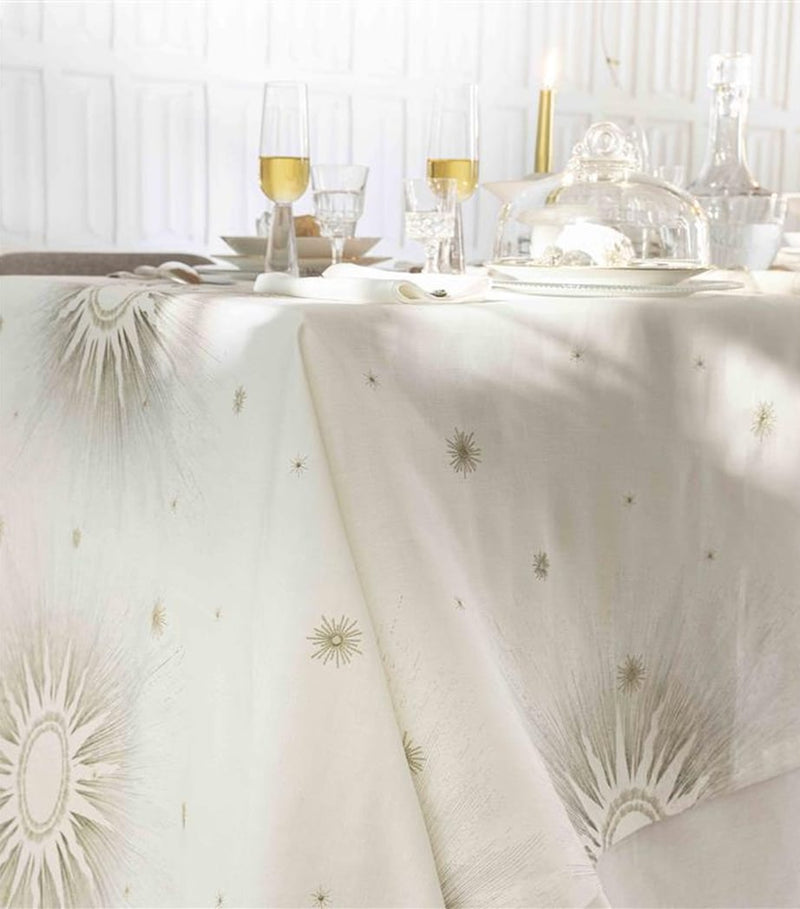 Alexandre Turpault linen tablecloth Poussiere d'etoile 170cm x 320cm (British brand)