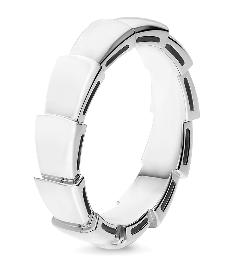 Bvlgari Serpenti Viper white gold wedding band 5mm, UK version