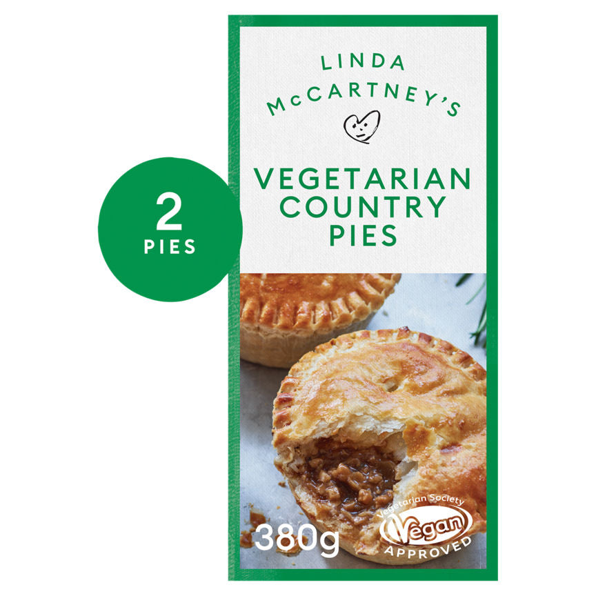 Linda McCartney's Meat Free 2 Country Pies GOODS ASDA   