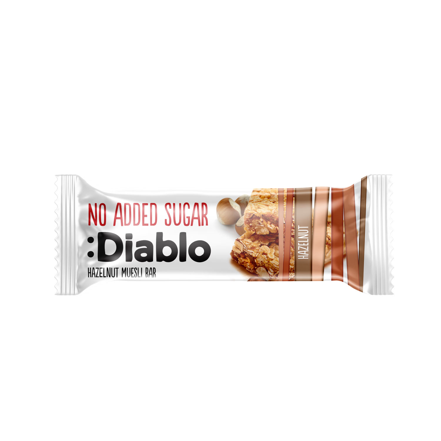 Diablo hazelnut muesli bars 30g pack of 28, UK version