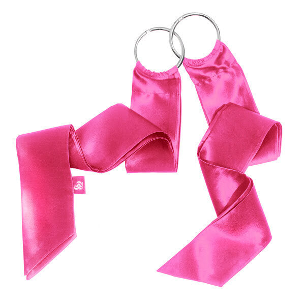 So Divine luxury silk restraints pink (British brand)