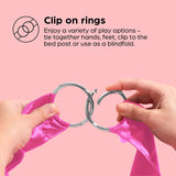 So Divine luxury silk restraints pink (British brand)