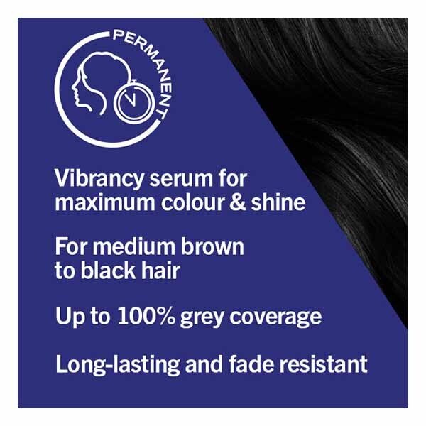 LIVE Intense Colour Permanent Black Hair Dye Deep Black GOODS Superdrug   