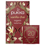 Pukka Herbs Vanilla Chai tea 20 teabags, imported from the UK