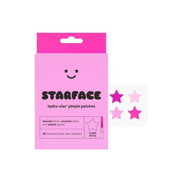 Starface Hydro-Star pimple patches Pink 32 pack (British brand)