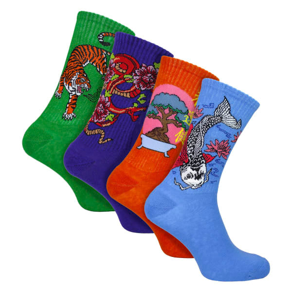 Sock Snob Japanese style novelty socks 4 pairs (British brand)