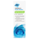 Sainsbury's Refreshing Drops 15ml eye & contact lens care Sainsburys   