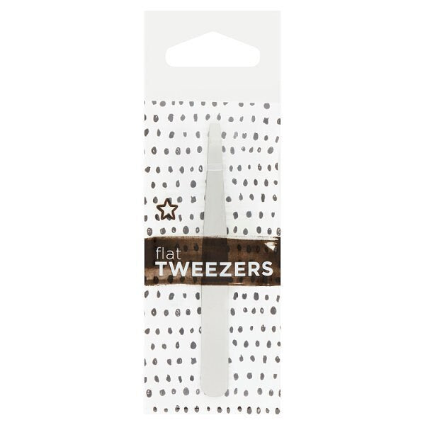 Superdrug Flat Tweezers GOODS Superdrug   