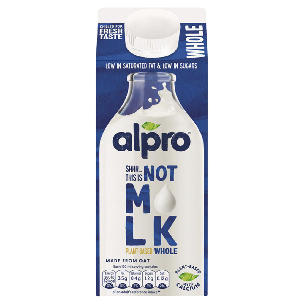 Alpro Not Milk Whole Oat Milk Chilled Dairy Alternative 750ml