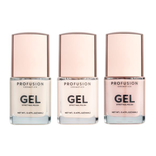 Profusion Cosmetics Go-To Neutral Gel Effect Nail Polish Set GOODS Superdrug   