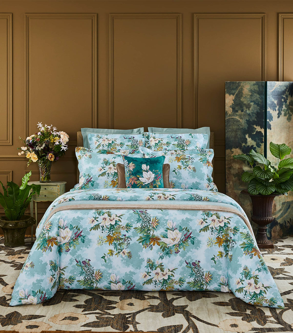 Yves Delorme Panorama double flat sheet 240cm x 295cm (British brand)