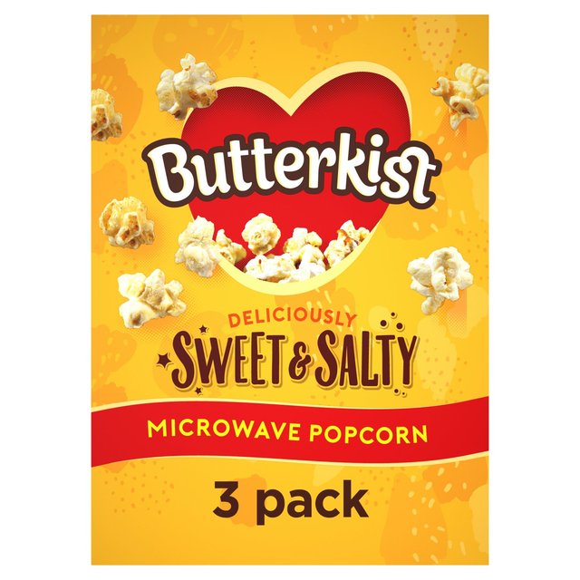 Butterkist Sweet & Salted Microwave Popcorn   210g GOODS M&S   