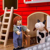 Bigjigs Toys Wooden Cobblestone Farm Playset GOODS Superdrug   