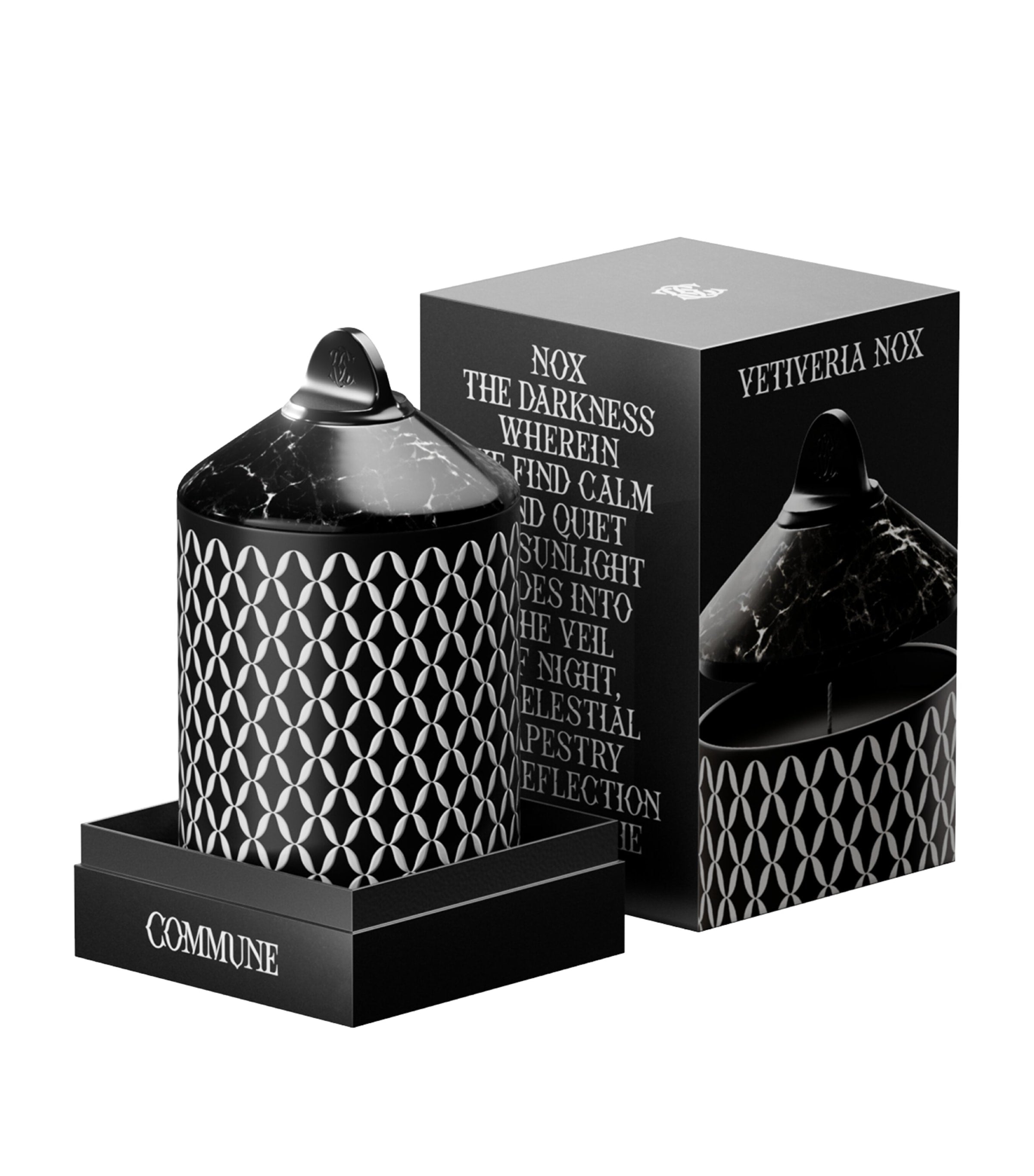 Commune Vetiveria Nox scented candle 400g - British product