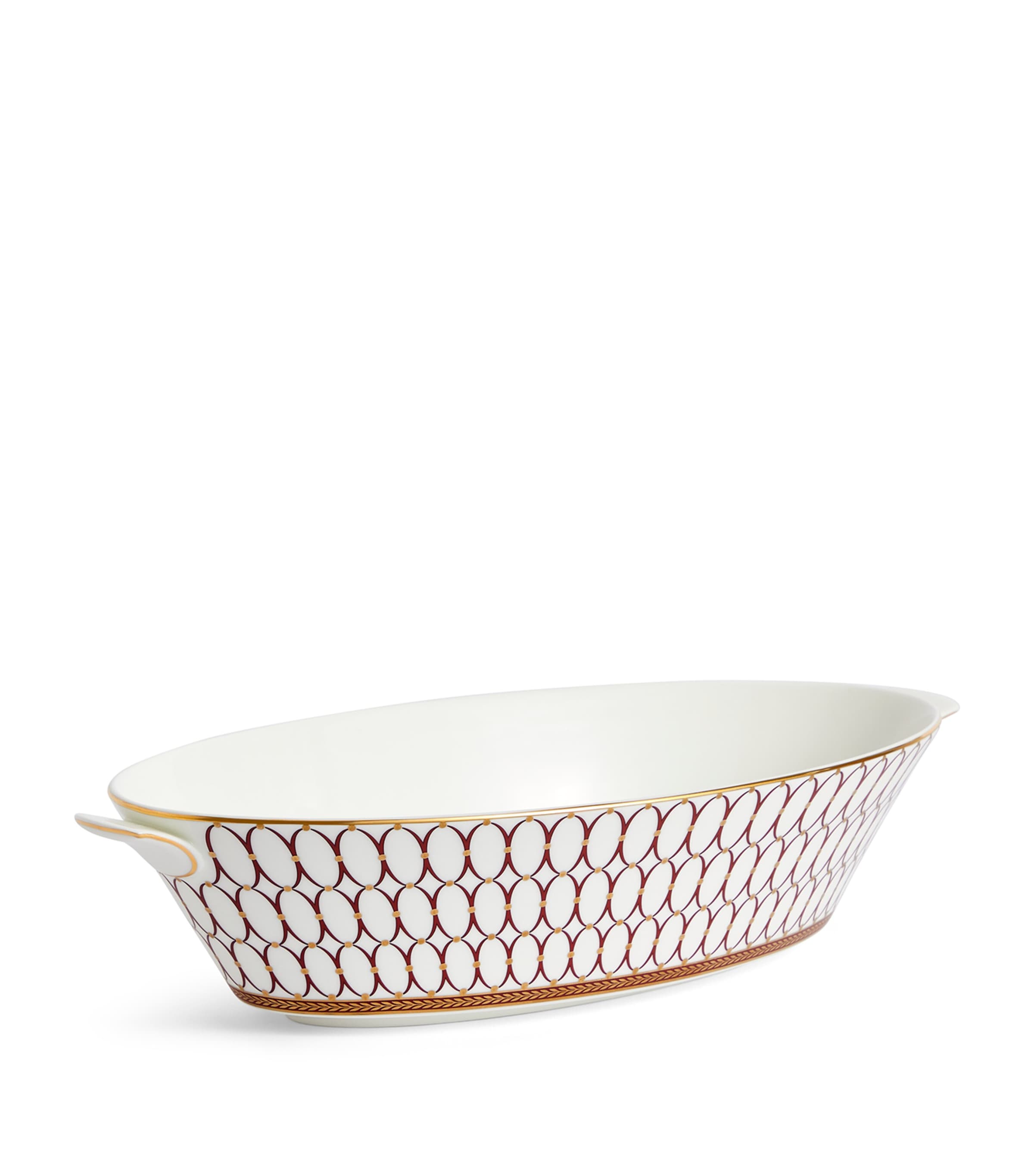 Wedgwood Renaissance Gold Oval Platter 28cm (British brand)
