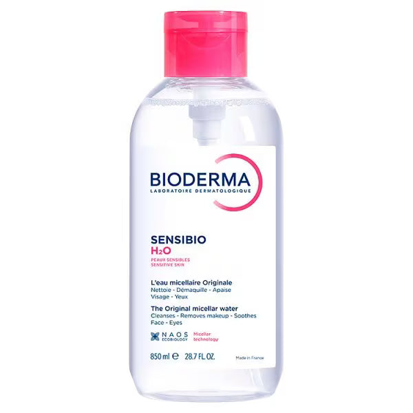 Bioderma Sensibio H2O reverse pump 850ml - British product