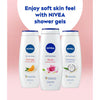 Nivea Rose & Almond Oil shower cream 500ml, imported from the UK