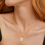 Livingandhome gold 'S' pendant necklace, UK version