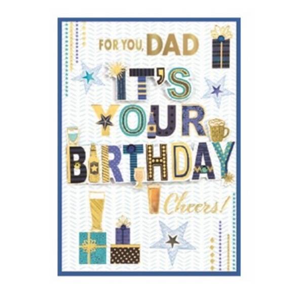 Simon Elvin greeting cards garden dad pack of 6 (British brand)