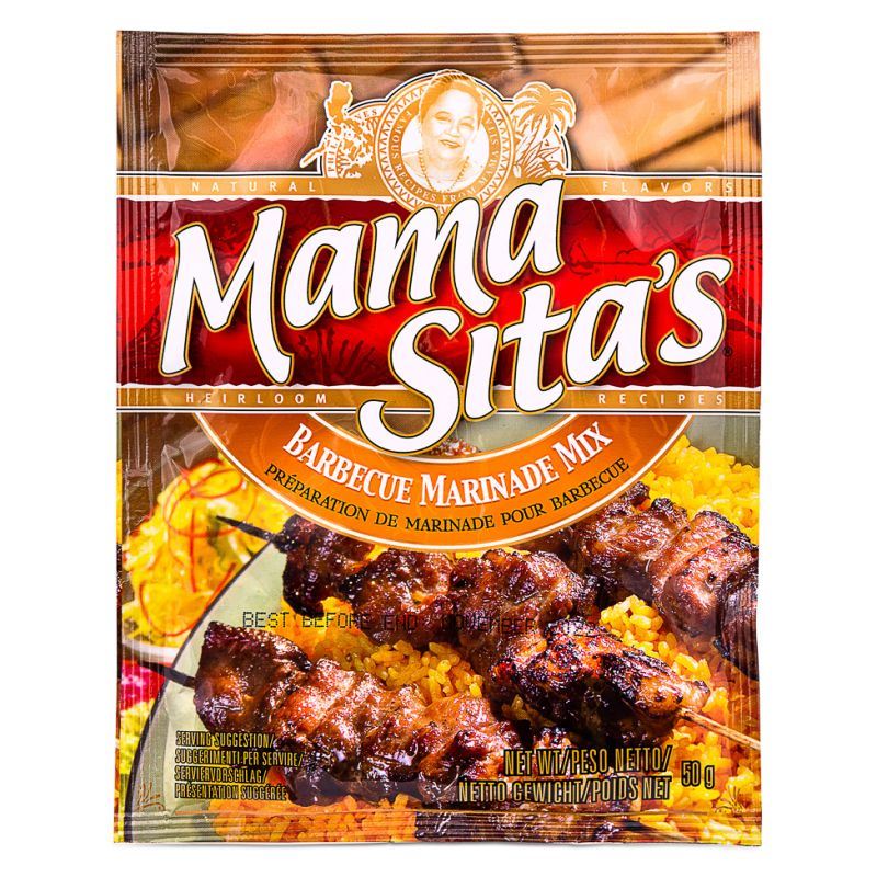 Mama Sita's barbecue marinade mix, imported from the UK