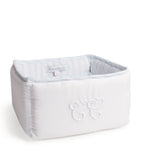 Tartine et Chocolat cotton monogram basket nursery storage, UK version
