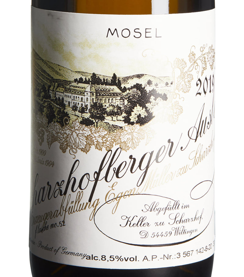 Egon Muller German Riesling Auslese Blanc 2019 37.5cl - British product