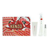 Kenzo Flower La Recolte Parisienne gift set 75ml EDP 10ml travel body lotion - British product