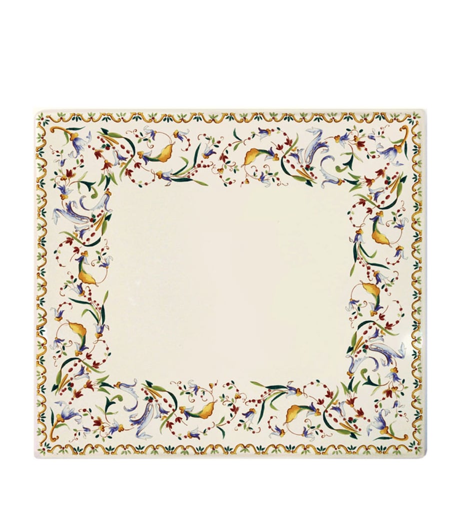 Gien Toscana square plate 29.5cm (British brand)
