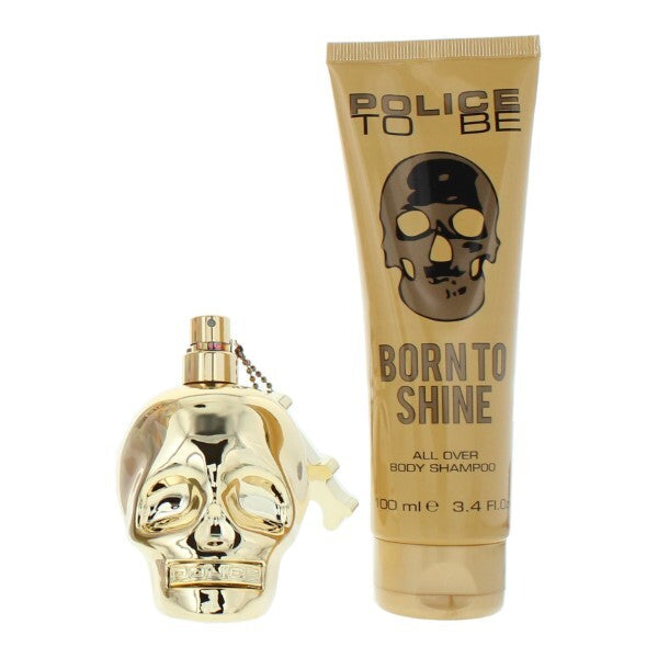 Police To Be Born To Shine EDT 75ml gift set, UK version