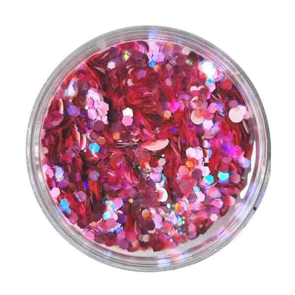 Luvyah Cosmetics Candy Pink Festival Body Glitter Face 10g