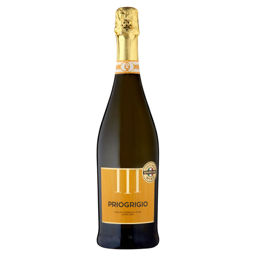 Priogrigio Italian Sparkling Wine 75cl GOODS ASDA   