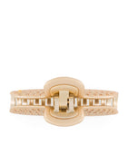 Alexandre de Paris claw clip gold-plated crystal-embellished, UK version