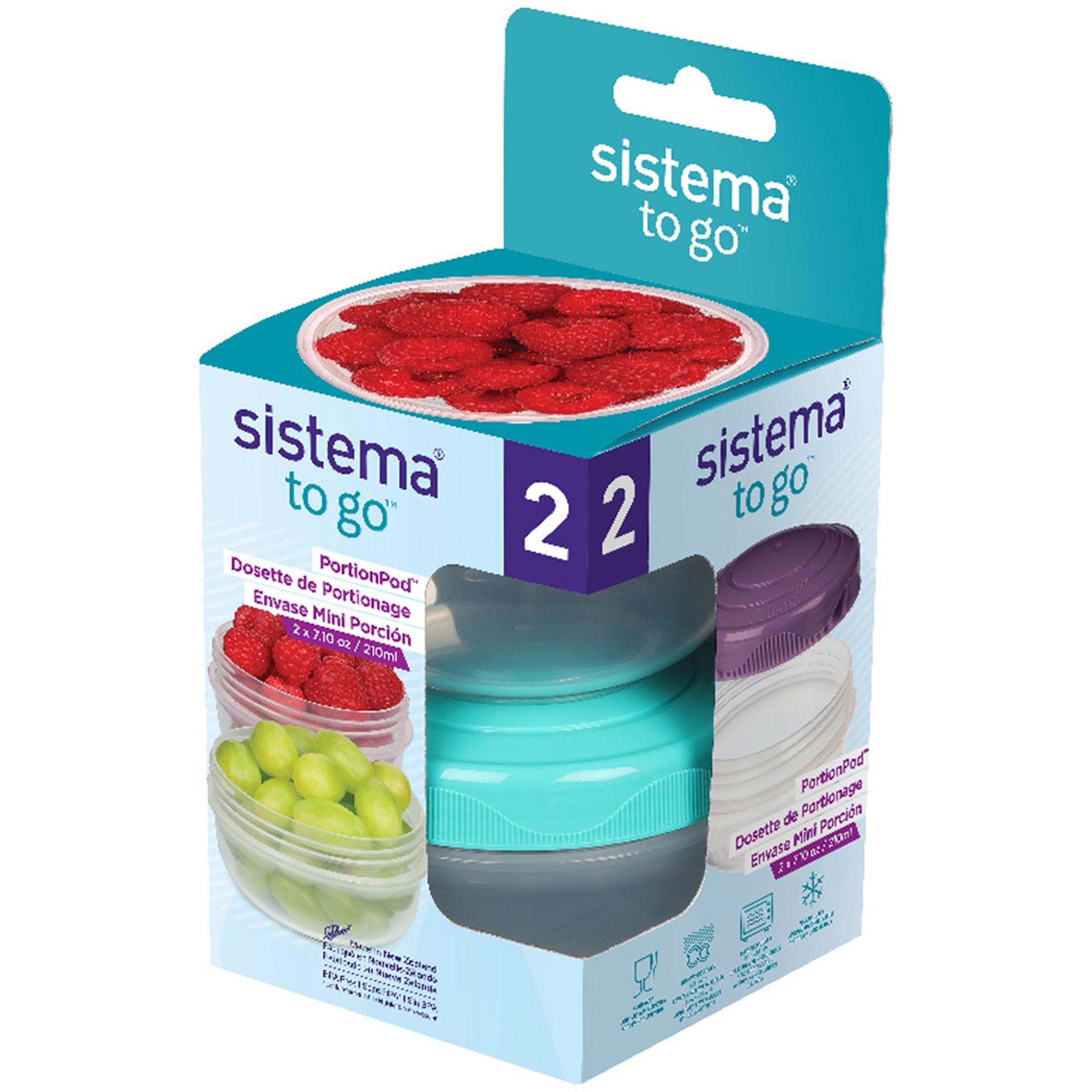 Sainsbury's Home PortionPod 2 Pack To Go 210ml GOODS Sainsburys   