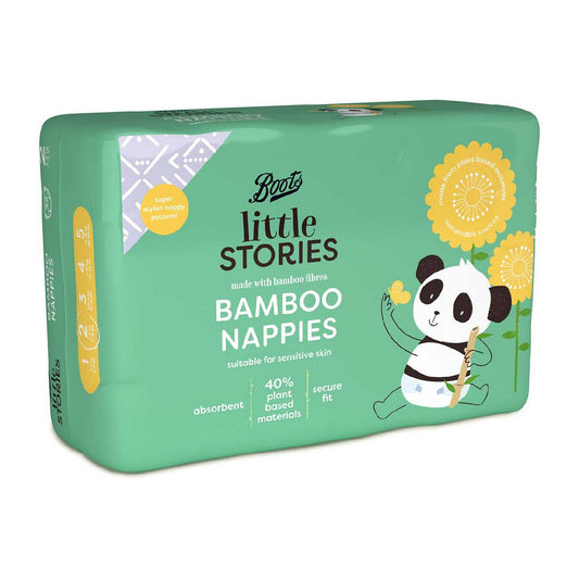 Boots Little Stories Bamboo Nappy Size 2 32 pack Toys & Kid's Zone Boots   