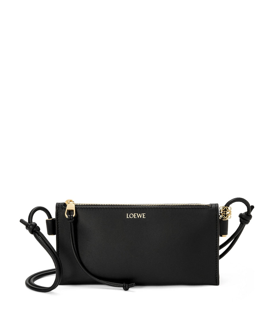 LOEWE Joya leather pouch with adjustable strap (British brand)