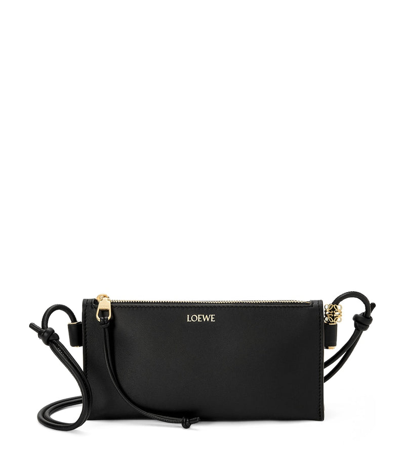 LOEWE Joya leather pouch with adjustable strap (British brand)