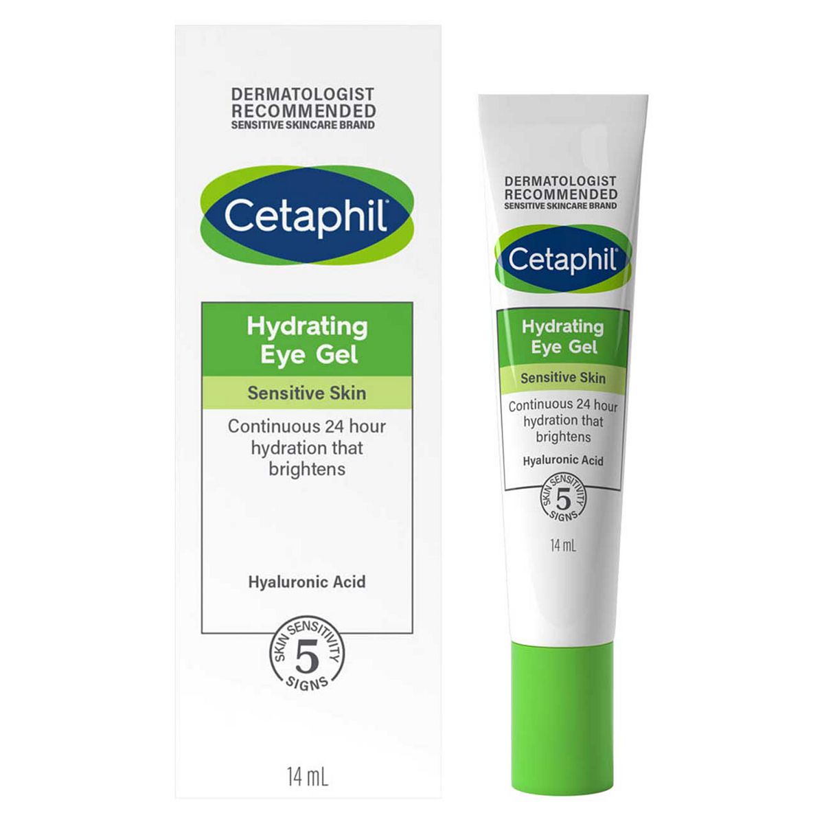 Cetaphil Hydrating Eye Gel with Hyaluronic Acid for Sensitive Skin, Reduces Dark Circles 14ml GOODS Boots   