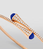 MARLI New York Cleo rose gold diamond lapis lazuli bracelet (British brand)
