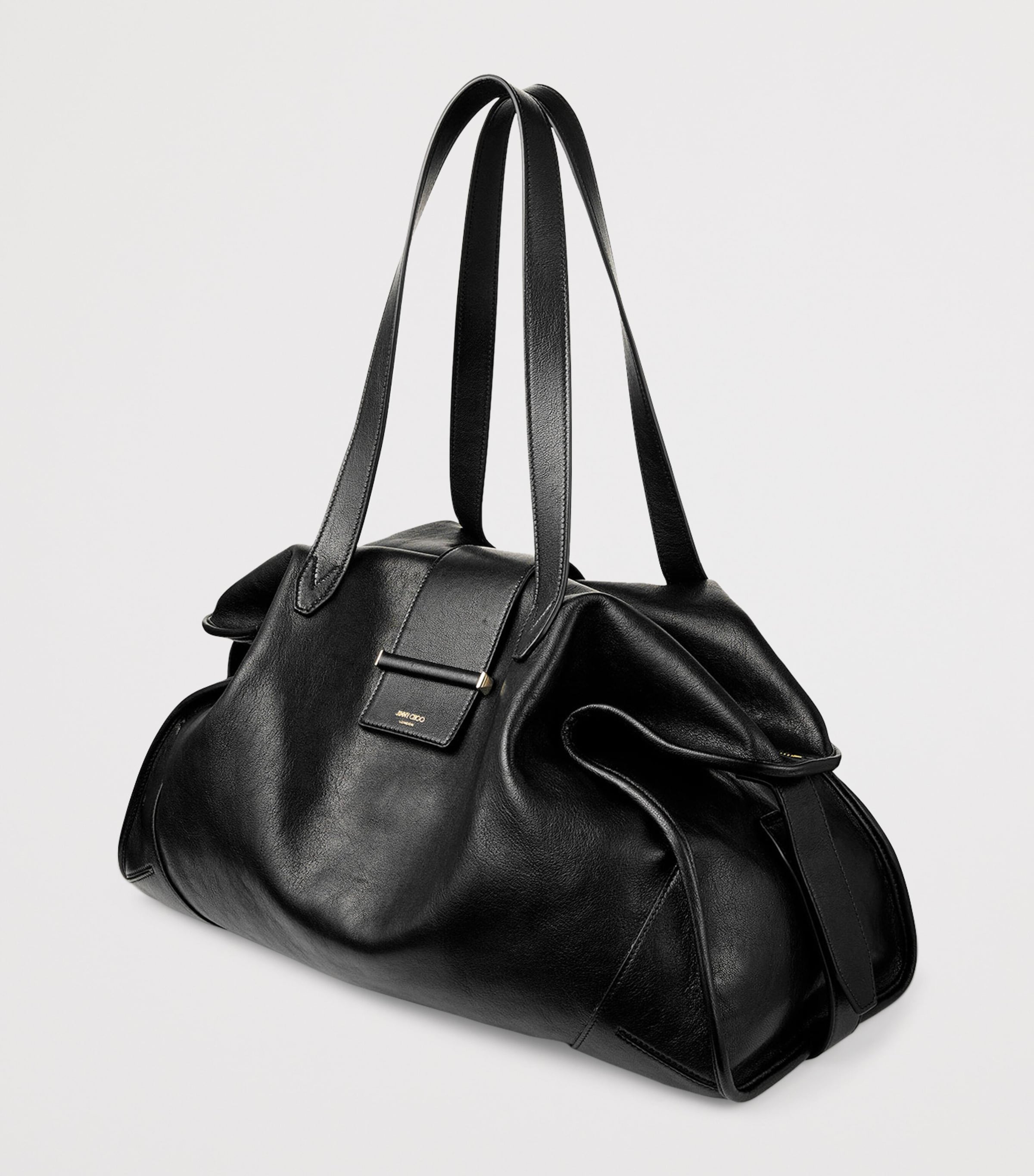 Jimmy Choo Leather Bar holdall bag in lambskin (British brand)