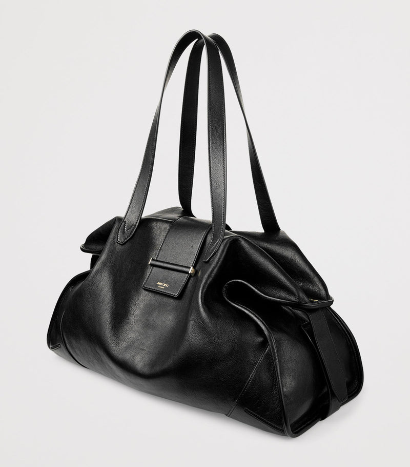 Jimmy Choo Leather Bar holdall bag in lambskin (British brand)