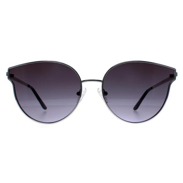 Guess GF0353 women's sunglasses silver cat eye metal frame, imported from the UK