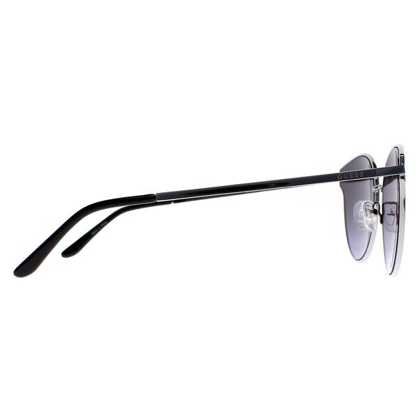 Guess GF0353 women's sunglasses silver cat eye metal frame, imported from the UK